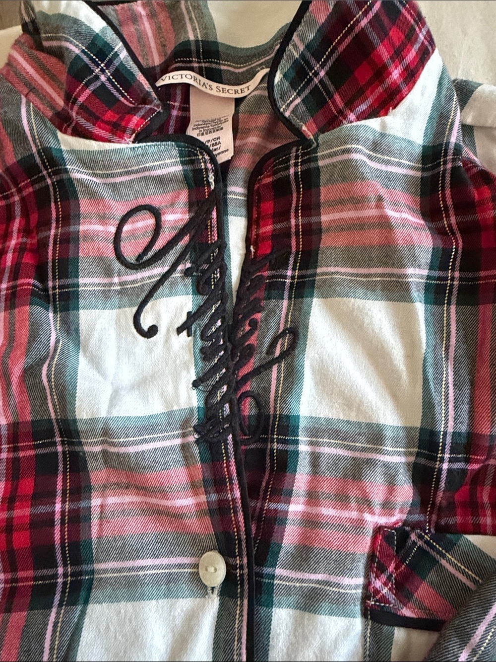Victoria’s Secret Long Plaid Flannel Pajama Set - Picture 4 of 10